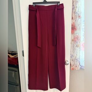 NYCC Burgundy Wide Leg Women's Pants